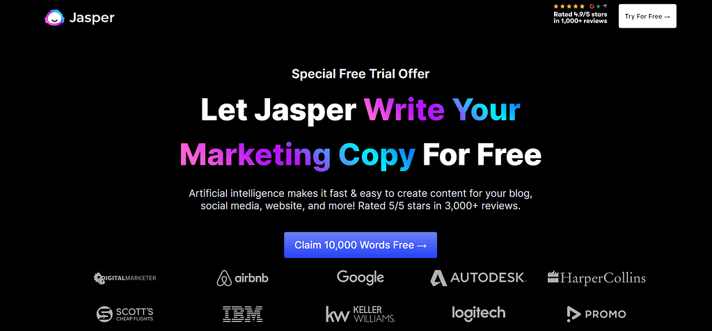 Jasper AI Content Writer