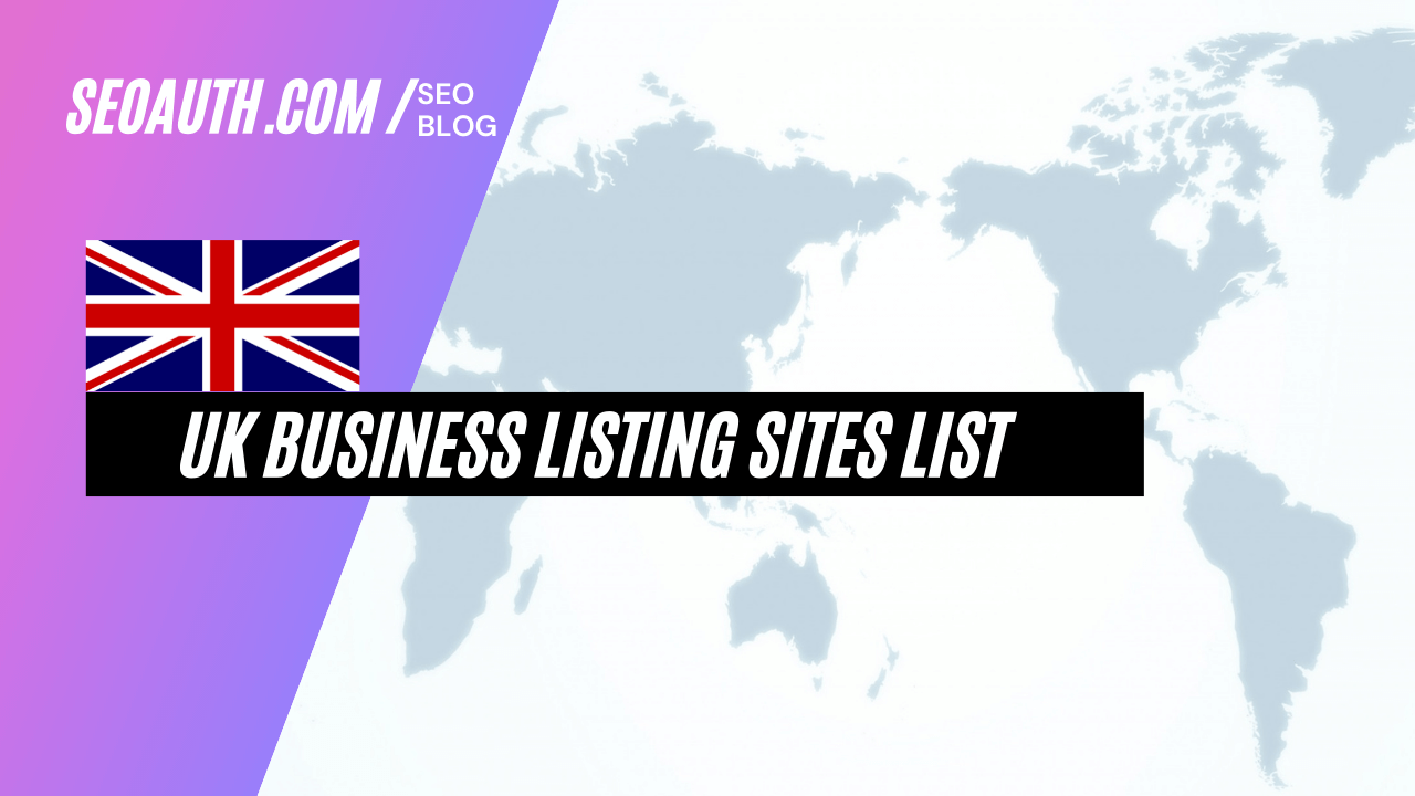 UK Business Listing Sites List